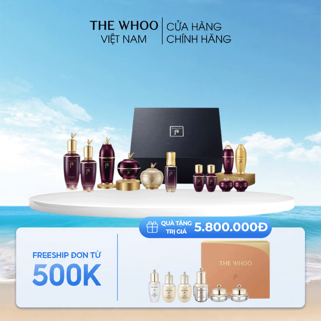 Bộ Dưỡng Da Kiệt Tác Hoàn Lưu Cao Whoo Hwanyu Imperial Youth Heritage Set