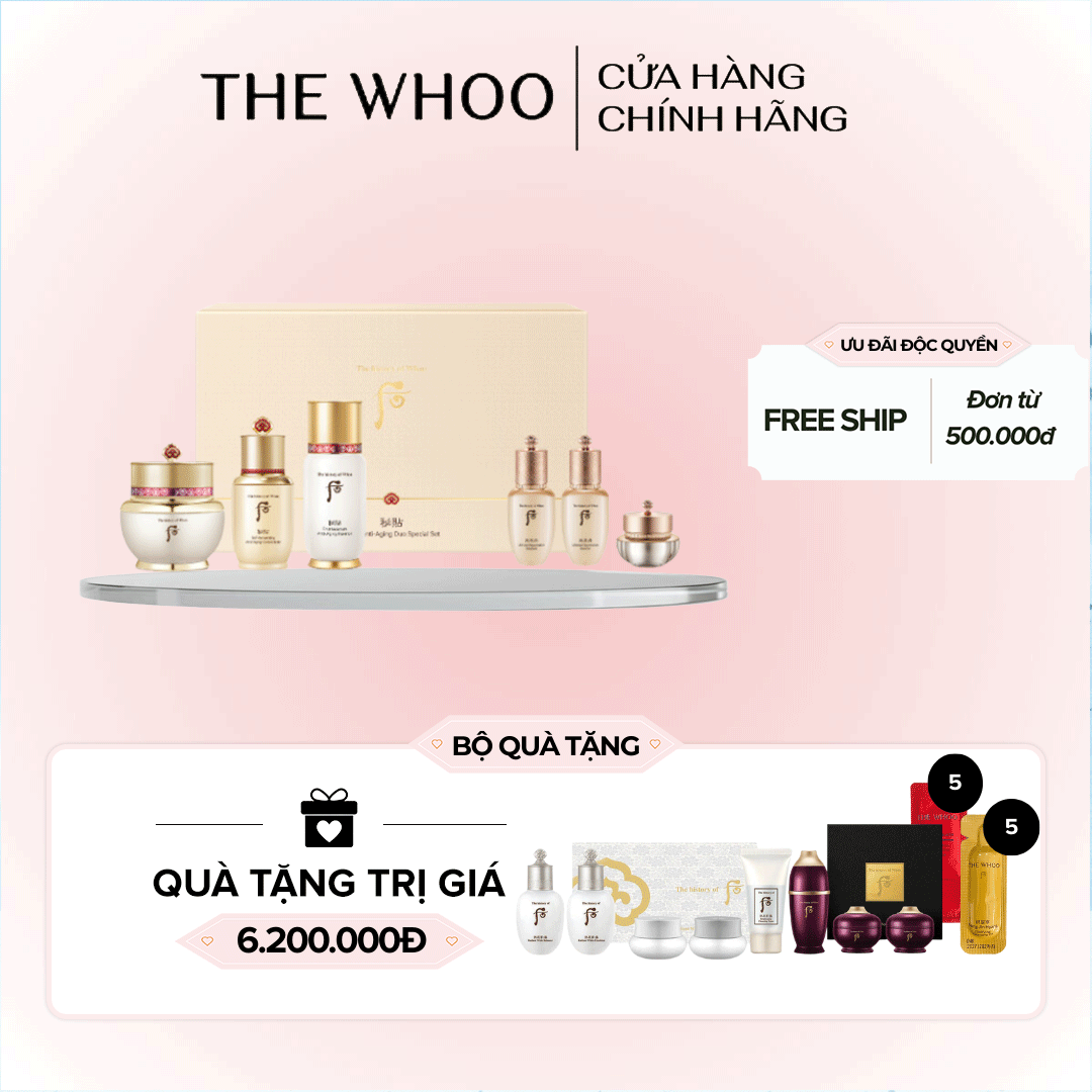 Bộ sản phẩm Whoo Bichup Royal Anti Anging Duo Set NY23