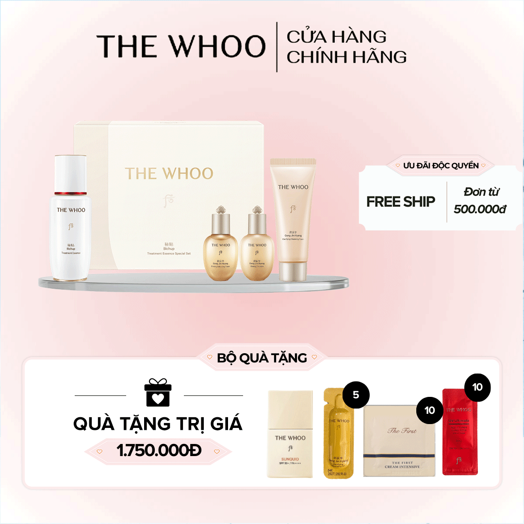 Bộ Tinh chất Trẻ Hóa Whoo Bichup Treatment Special Set
