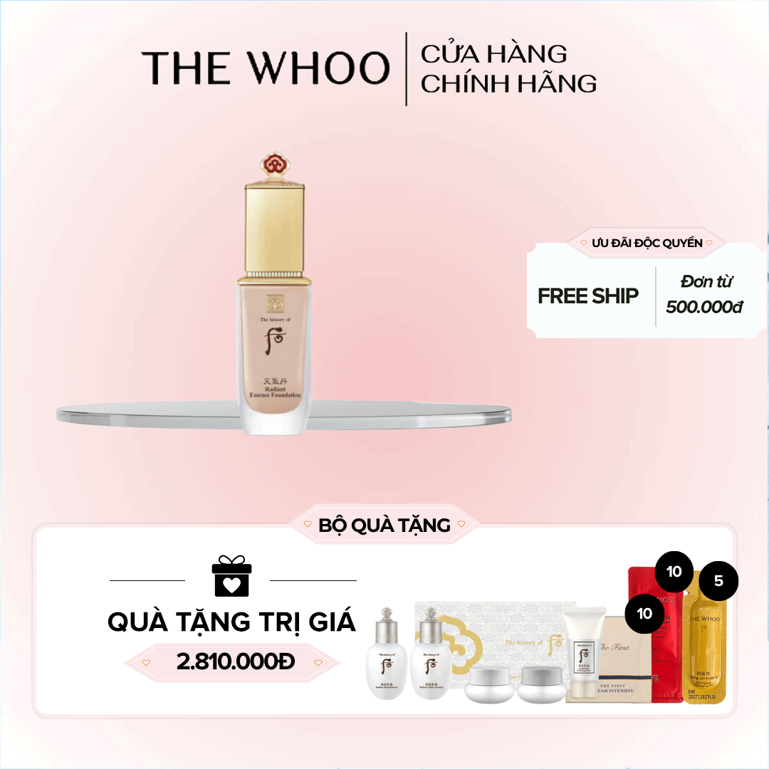 Kem Nền Cao Cấp Whoo Cheongidan Essence Foundation