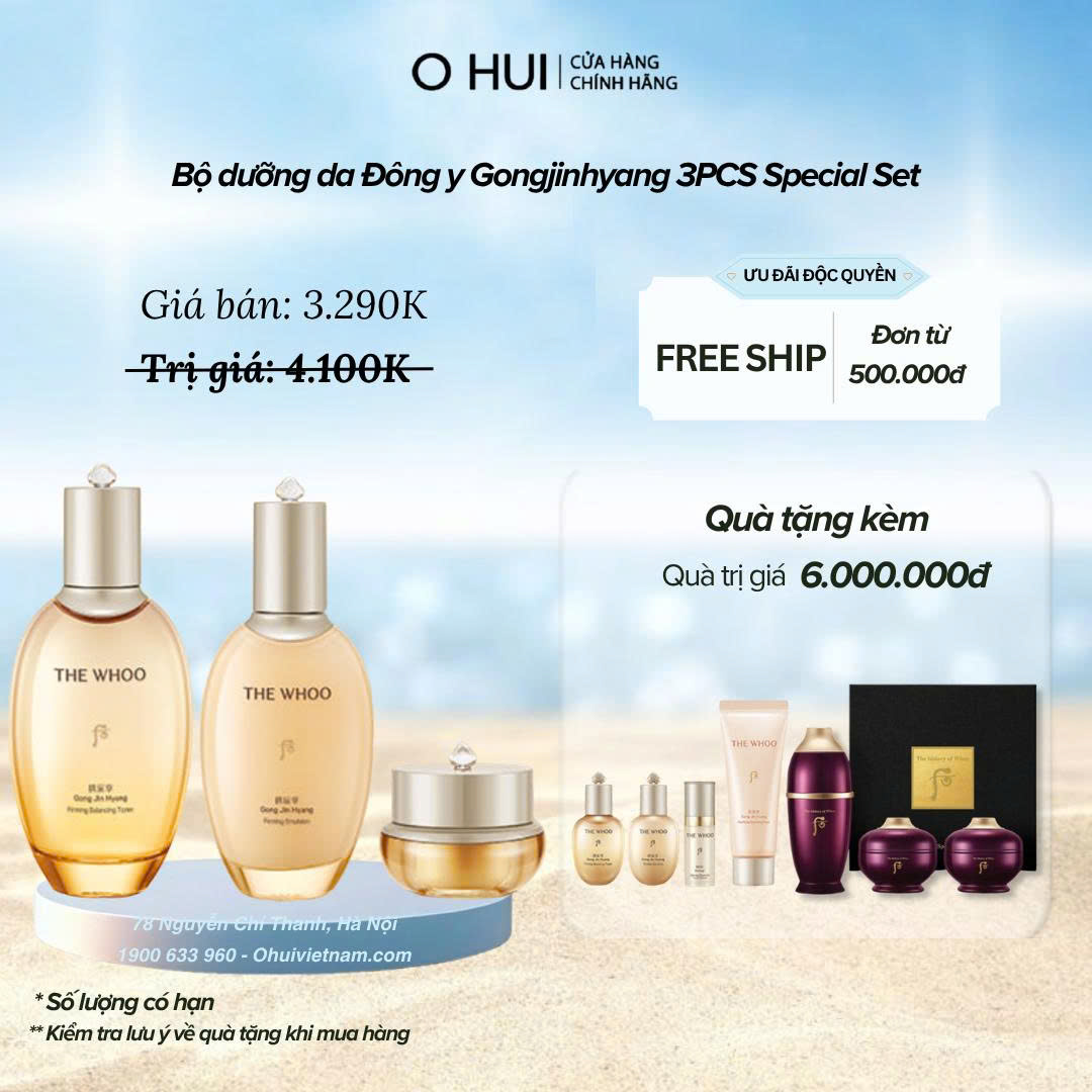 Bộ dưỡng da Đông y Gongjinhyang 3PCS Special Set