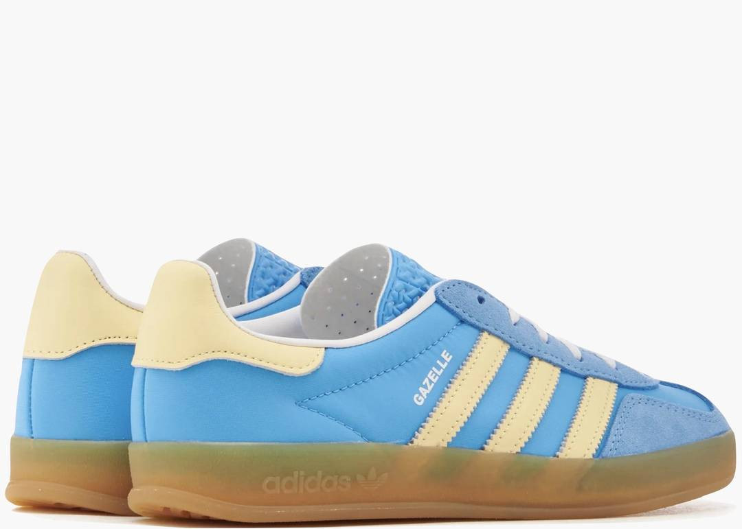 Adidas Gazelle Indoor "Semi Blue Burst Almost Yellow"