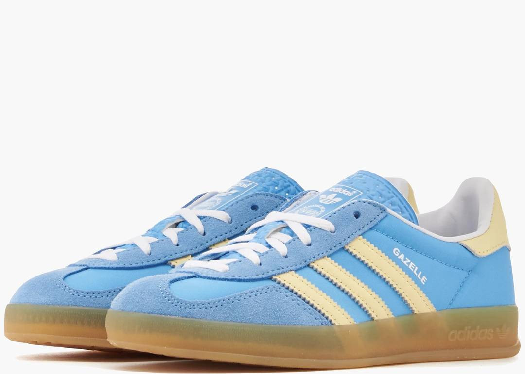 Adidas Gazelle Indoor "Semi Blue Burst Almost Yellow"
