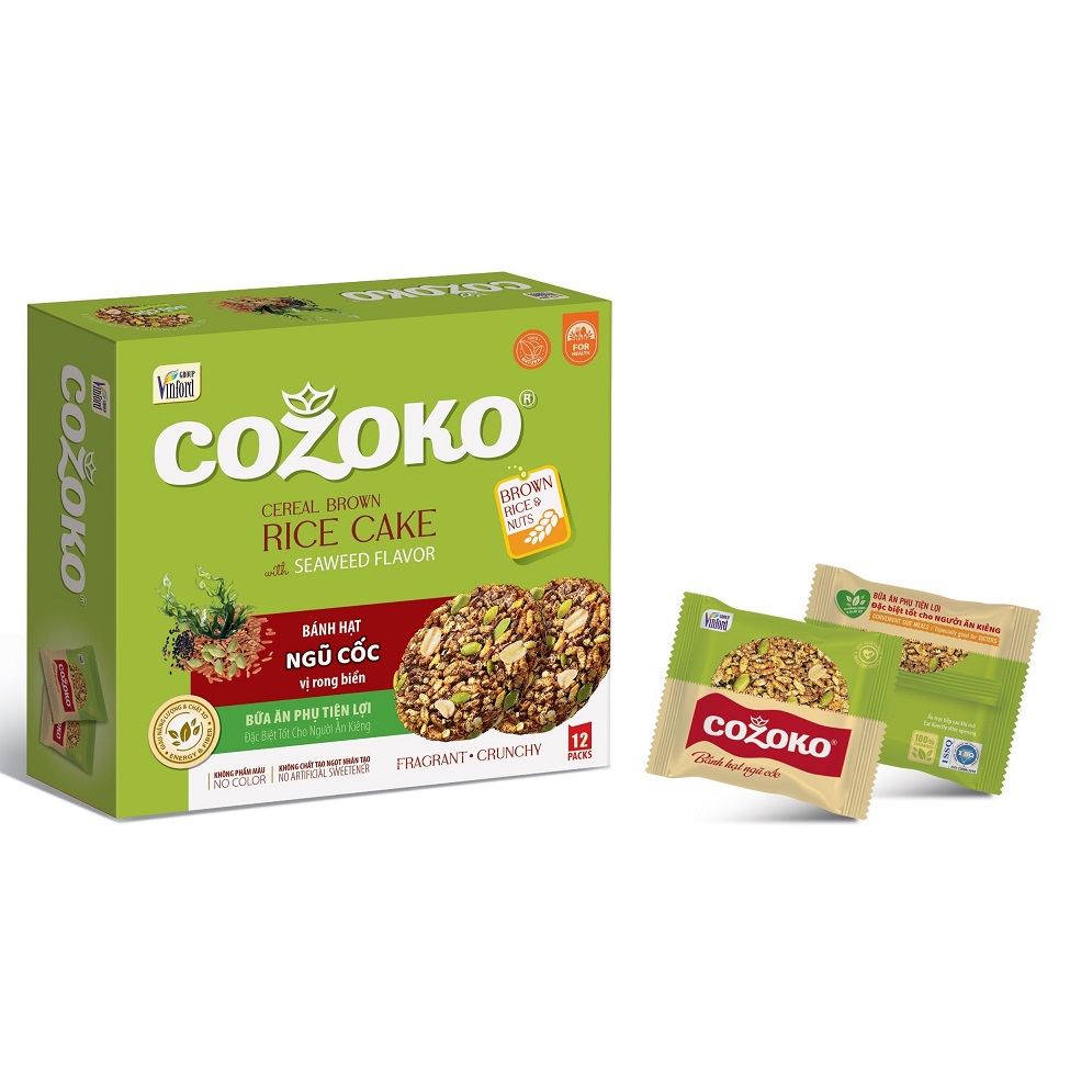 Bánh hạt ngũ cốc Cozoko - Vị rong biển