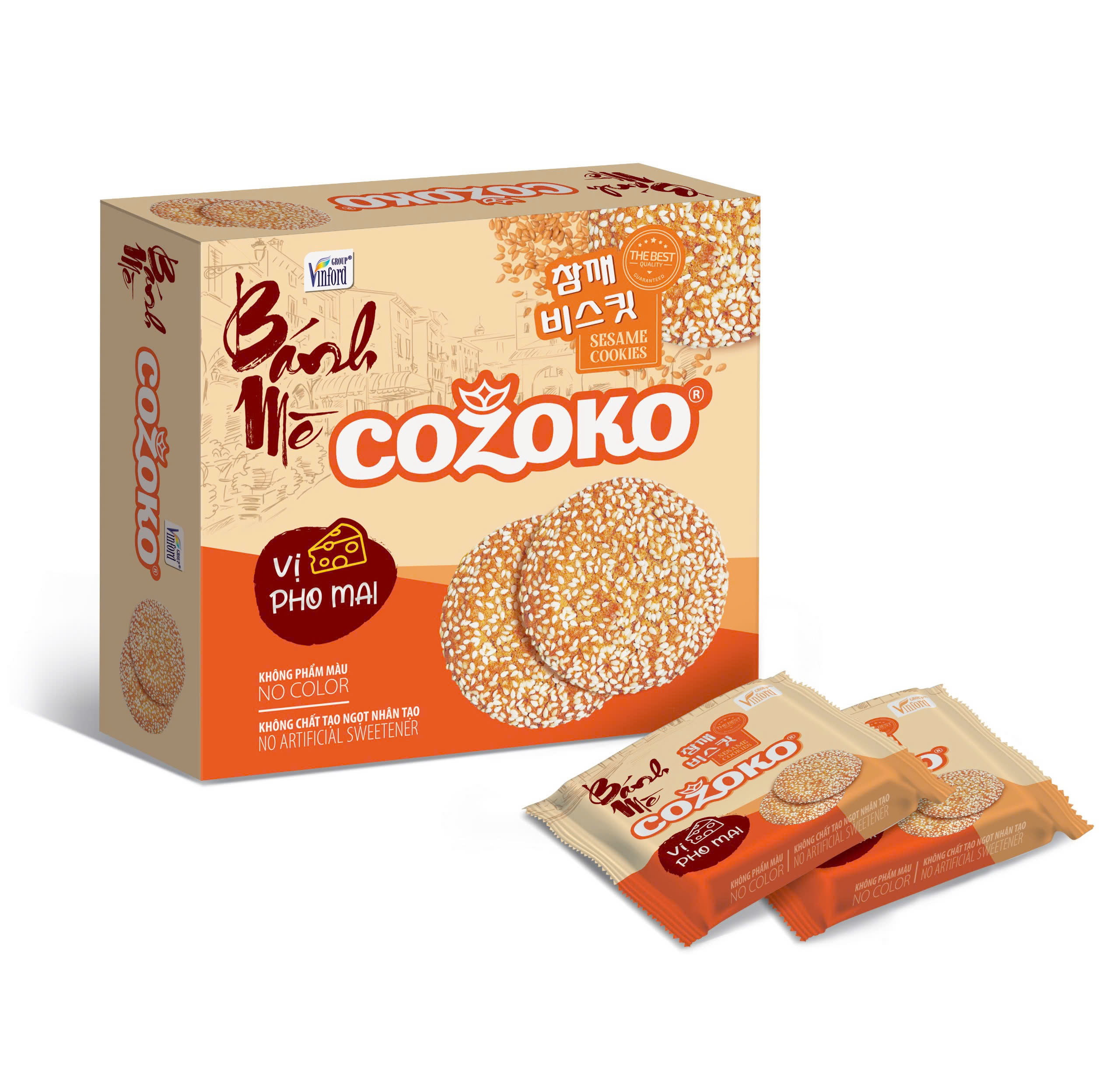 Bánh mè Cozoko - Vị Pho mai - Hộp