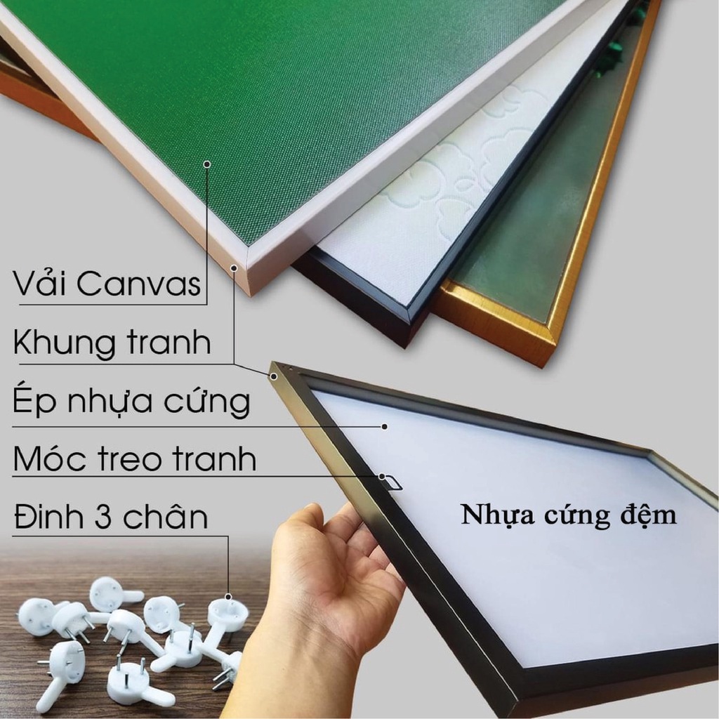 Bộ 5 tranh ghép đại chiến kaido canvas khung composite 4 màu tự chọn - Tranh onepice