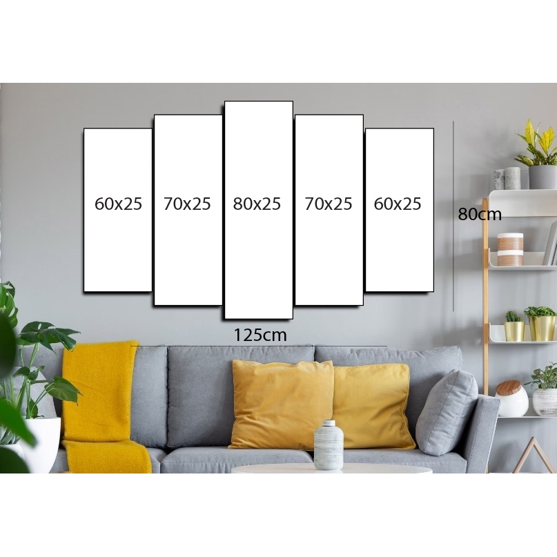 Bộ 5 tranh ghép đại chiến kaido canvas khung composite 4 màu tự chọn - Tranh onepice