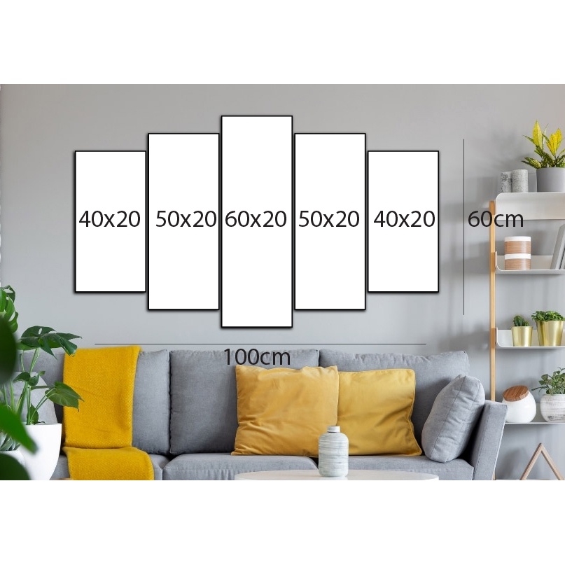 Bộ 5 tranh ghép đại chiến kaido canvas khung composite 4 màu tự chọn - Tranh onepice