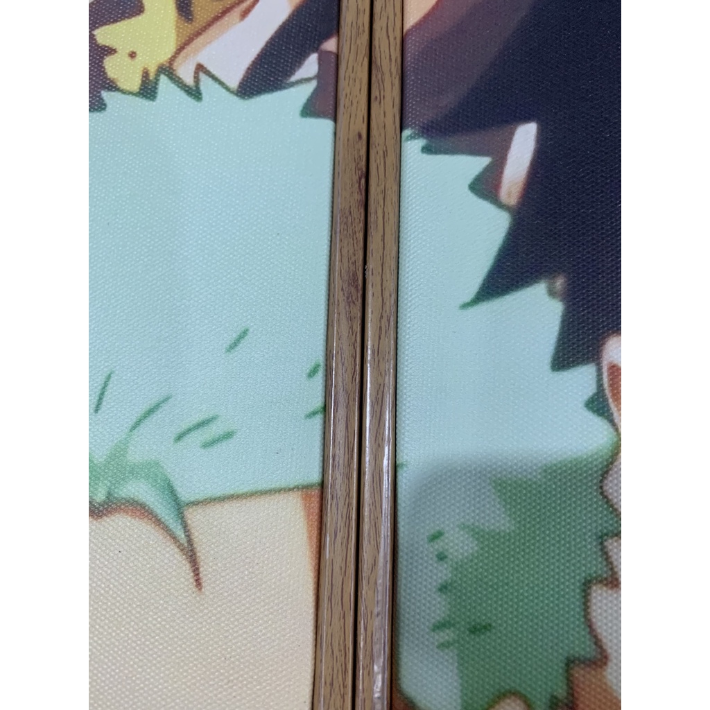 Tranh canvas bộ 5 bức ghép có khung composite 4 màu - Tặng kèm đinh 3 chân