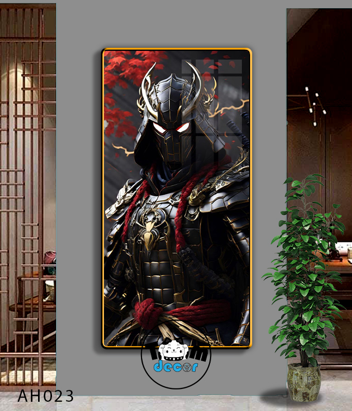 Tranh Người Nhện-Marvel-Samurai-Batman-Iron man - Tranh Tráng Gương Khổ Dọc AH023