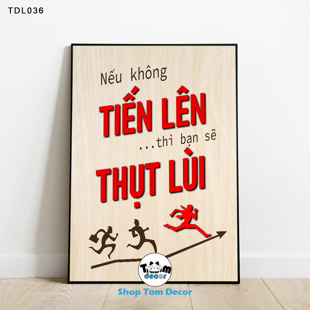 Tranh Động Lực 30x40,40x60cm Tranh Nhựa Formex Có Khung Composite Treo Tường Tranh Slogan Động Lực