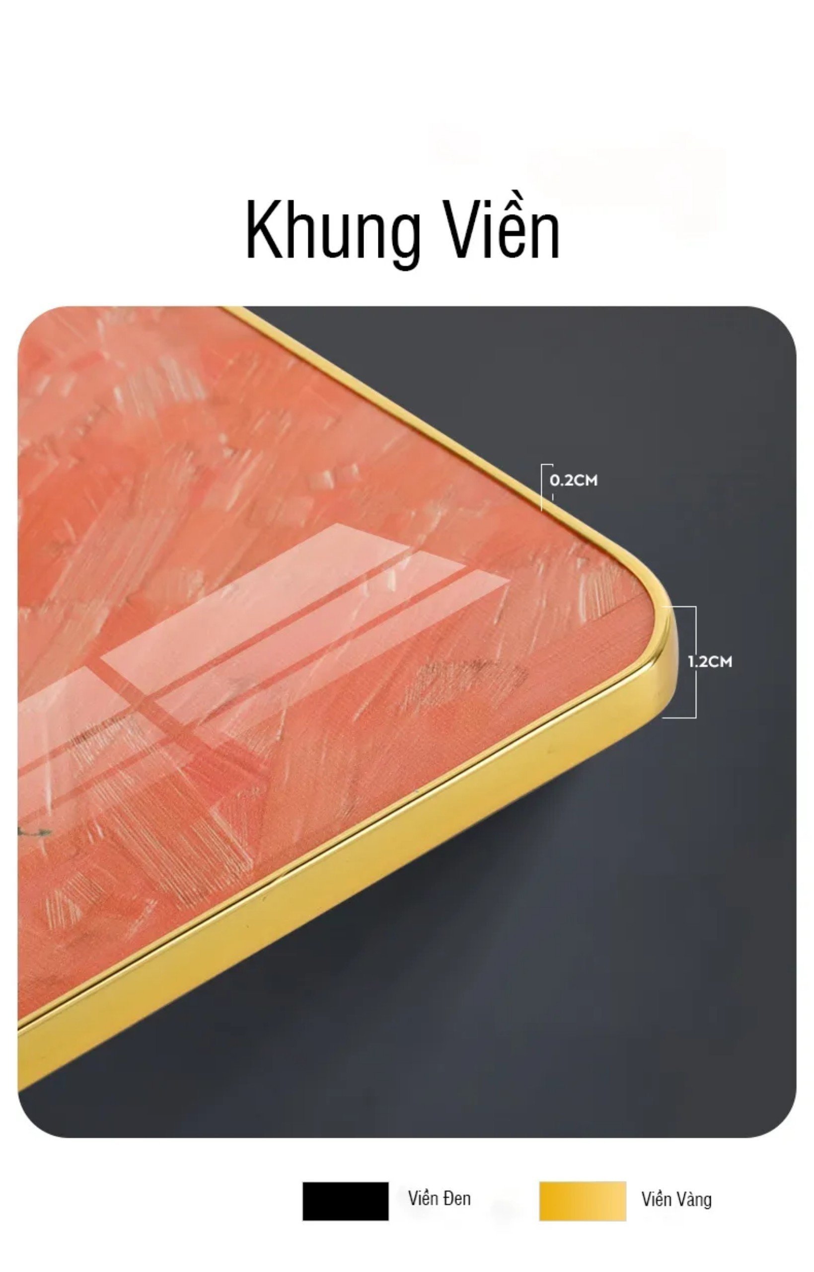 Tranh Tráng Gương Phượng Hoàng Rực Lửa - Tranh Phong Thuỷ Cao Cấp Treo Tường PH010