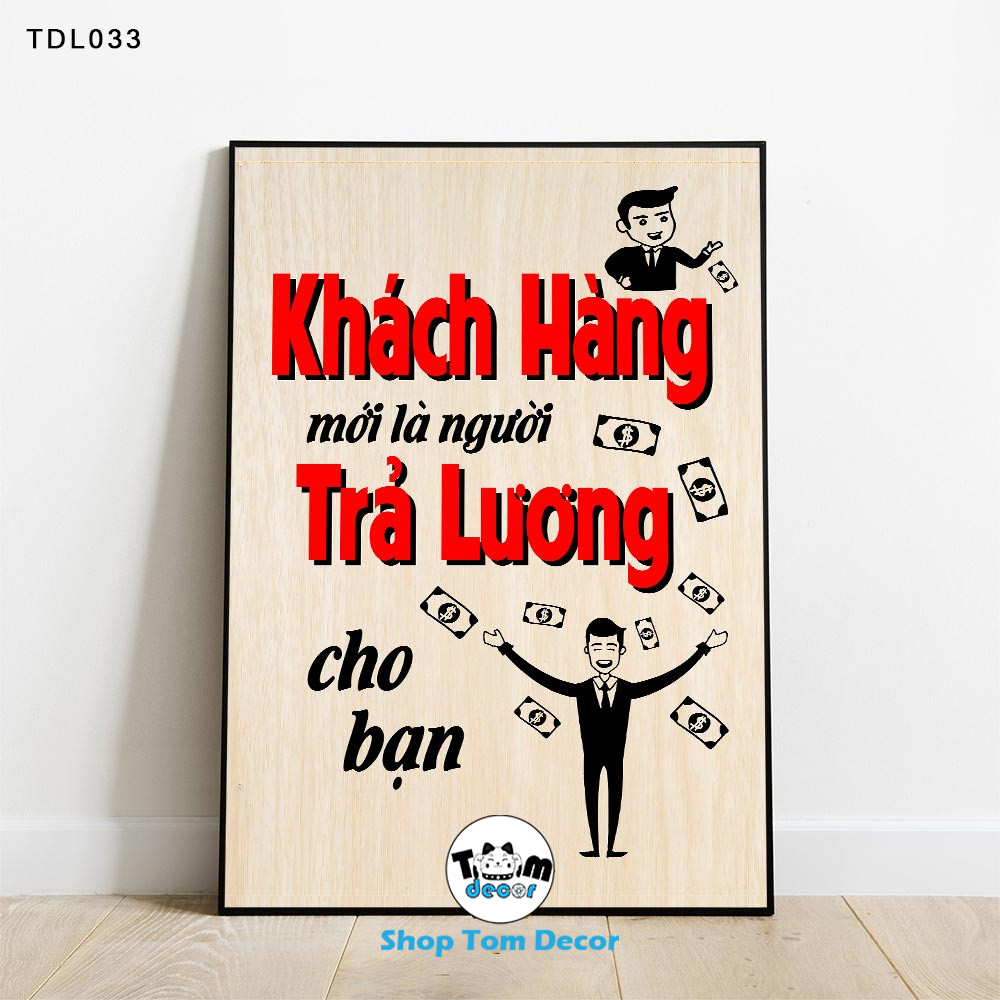 Tranh Động Lực 30x40,40x60cm Tranh Nhựa Formex Có Khung Composite Treo Tường Tranh Slogan Động Lực