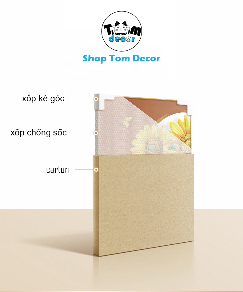 Tranh nghệ thuật tráng gương khổ dọc cao cấp - SPGX22