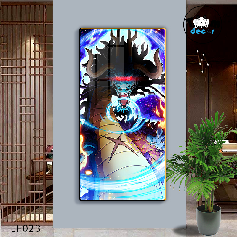 Tranh Tráng Gương ONE PIECE Tranh Dọc Luffy-Zoro-Law-Sanji - Tranh Hải Tặc - LF023