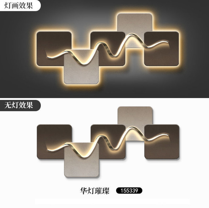 Tranh Led 3D Trừu Tượng Sang Trọng Tráng Gương Có Remot Điều Khiển - Mẫu 2.155339