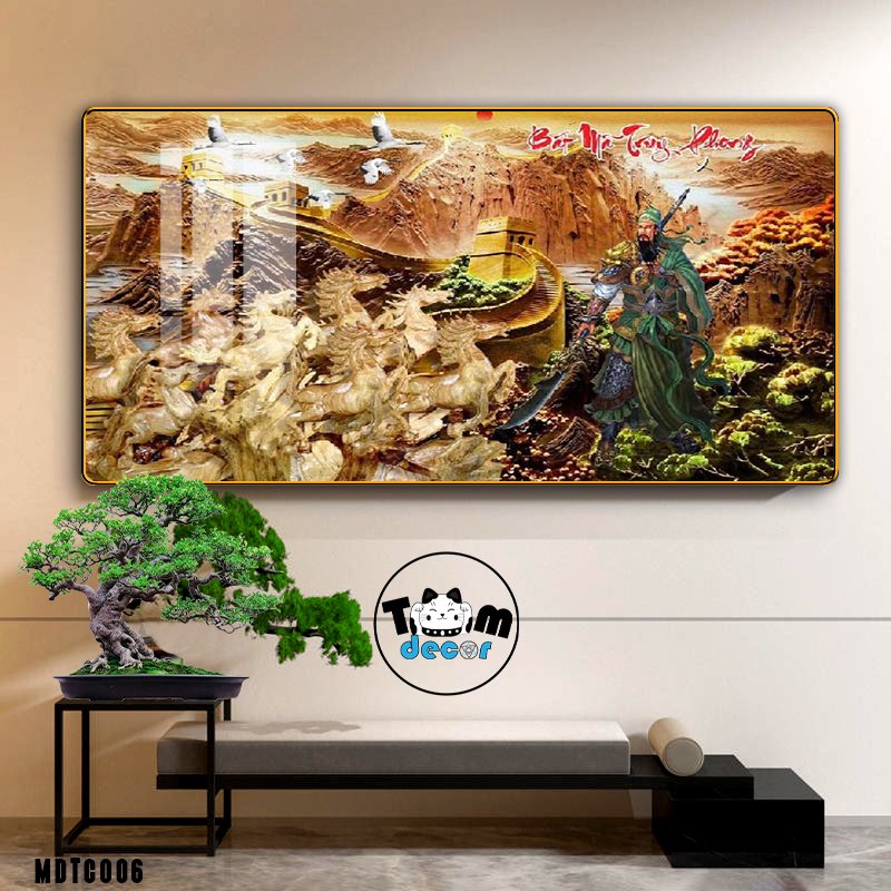 Tranh Tráng Gương Mã Đáo Thành Công - MDTC006 - Tomdecor