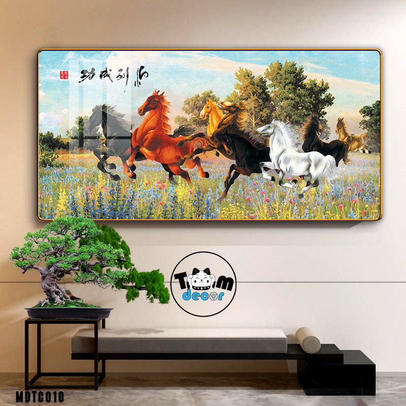 Tranh Tráng Gương Mã Đáo Thành Công - MDTC010 - Tomdecor