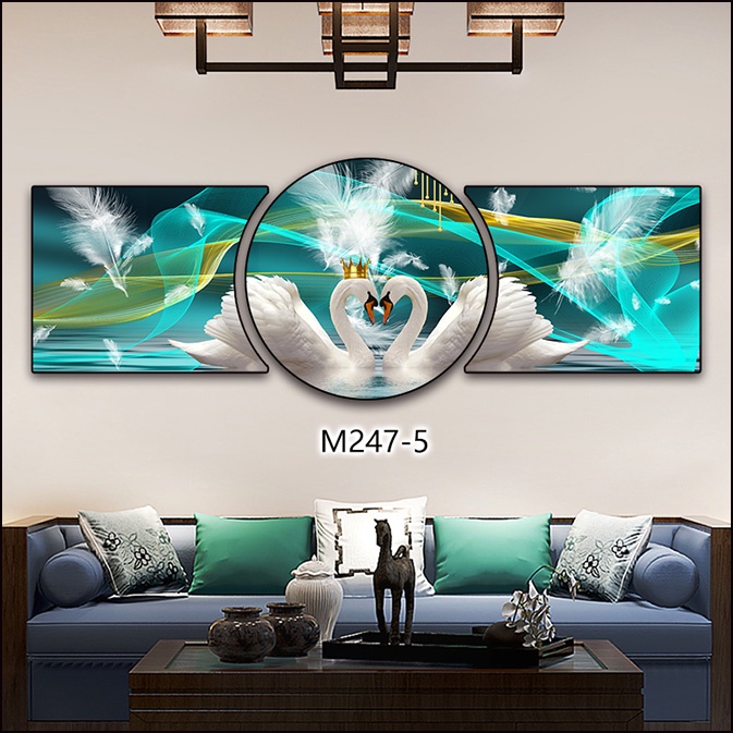 Tranh tráng gương hiện đại decor gia đình - khách sạn - chung cu