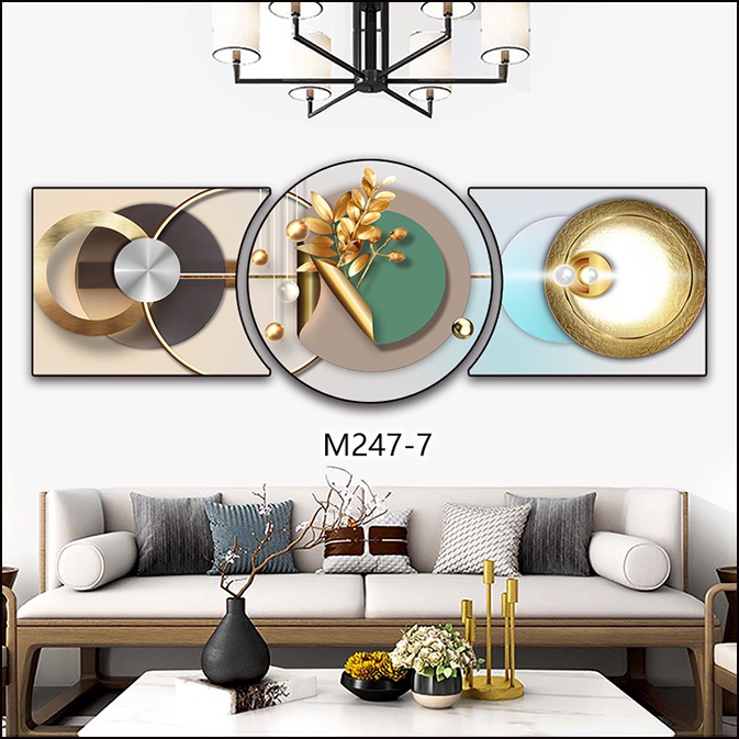 Tranh tráng gương hiện đại decor gia đình - khách sạn - chung cu