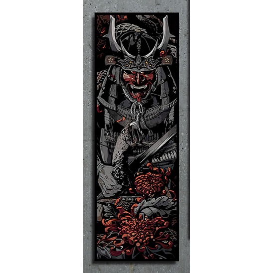 Tranh vải canvas cổ nhật có khung treo tường Decor tatto,barber,cofe...CN3