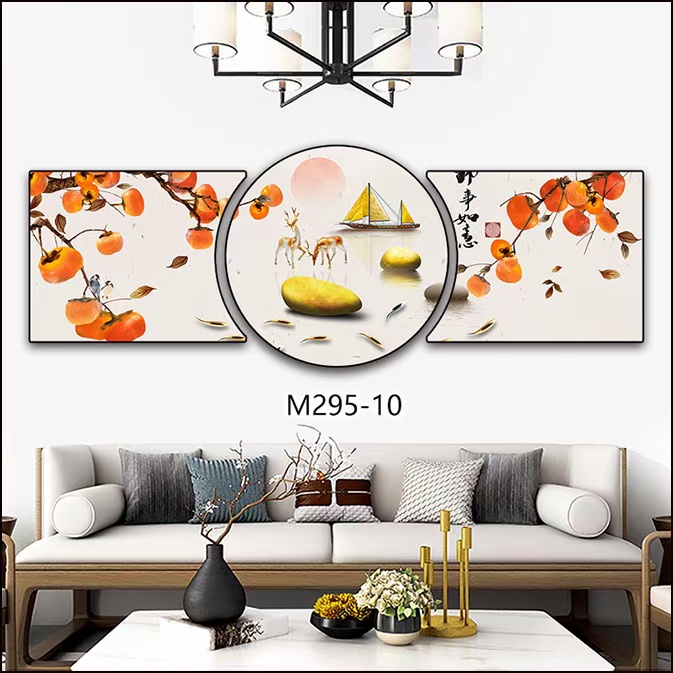 Tranh tráng gương bộ 3 phong cách kiểu hot hiện đại nhiều mẫu đẹp