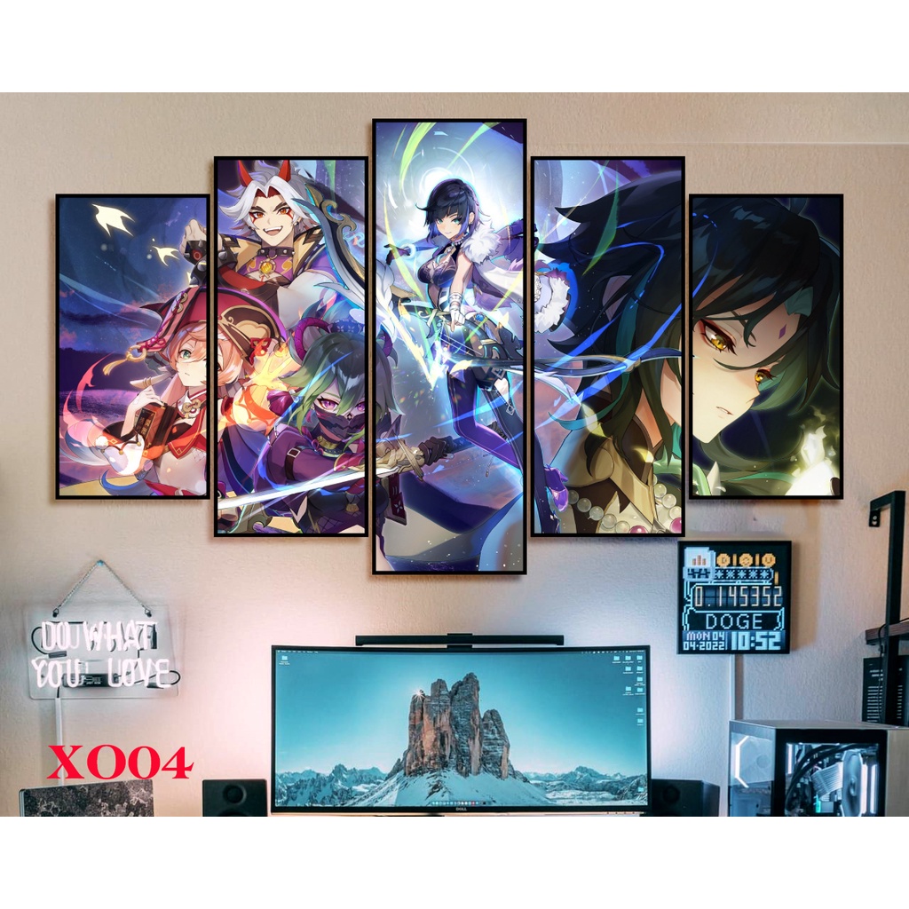 Tranh canvas xiao có khung size lớn - Tomdecor