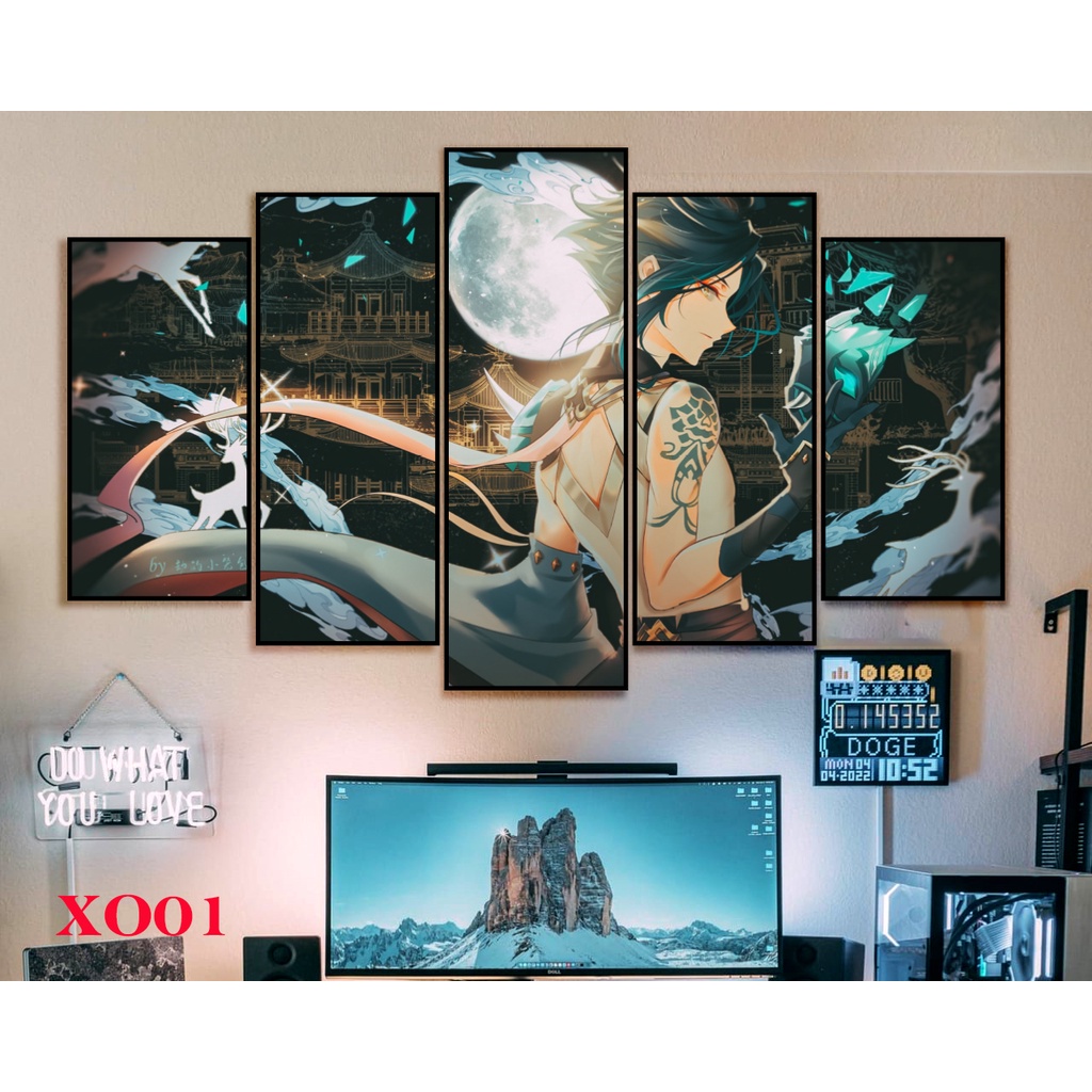 Tranh canvas xiao có khung size lớn - Tomdecor