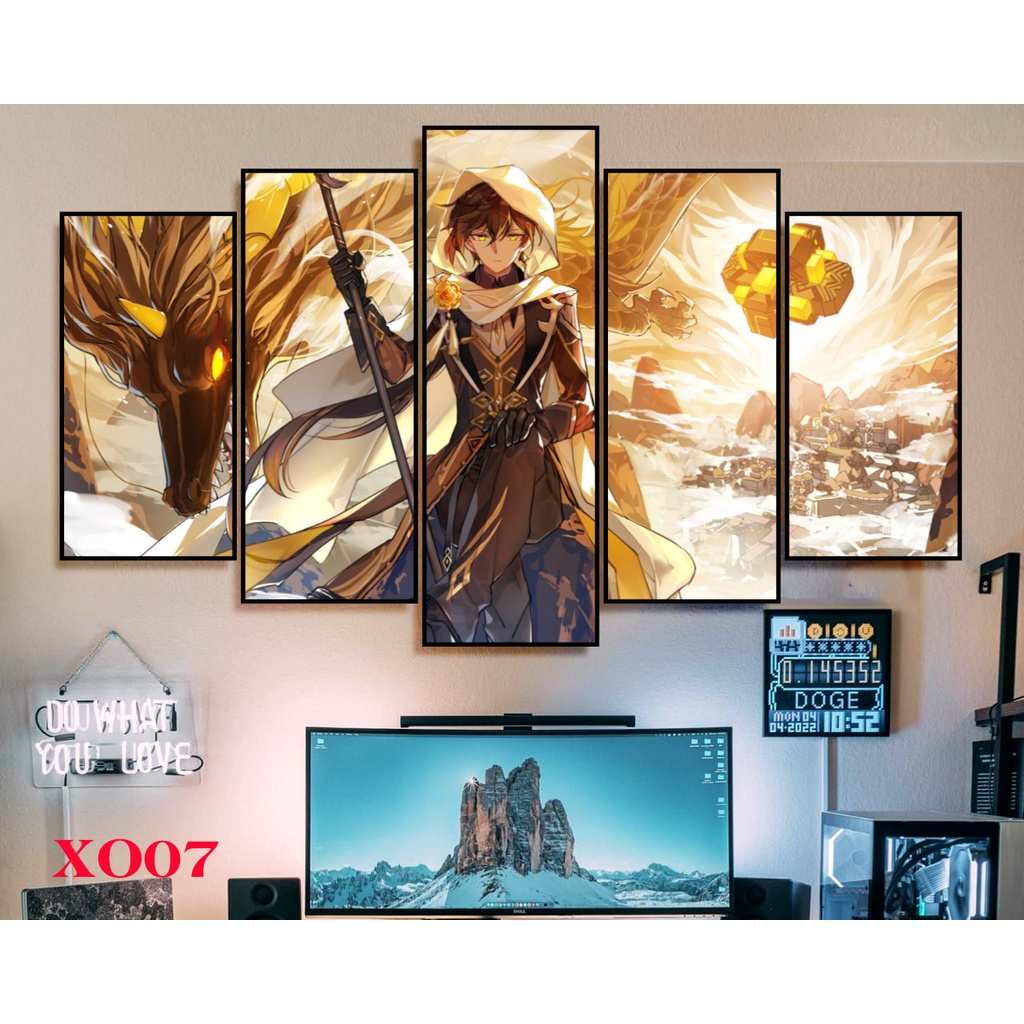 Tranh canvas xiao có khung size lớn - Tomdecor