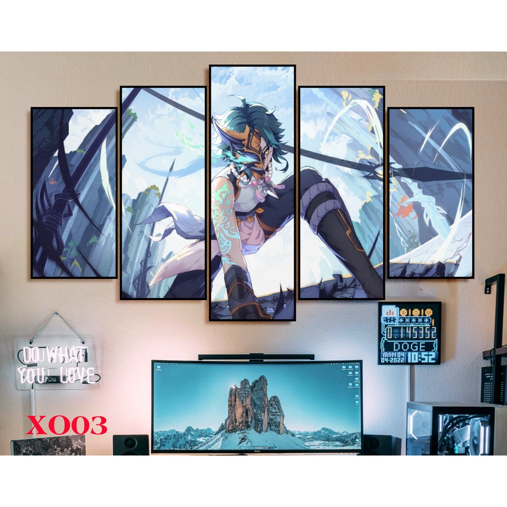 Tranh canvas xiao có khung size lớn - Tomdecor