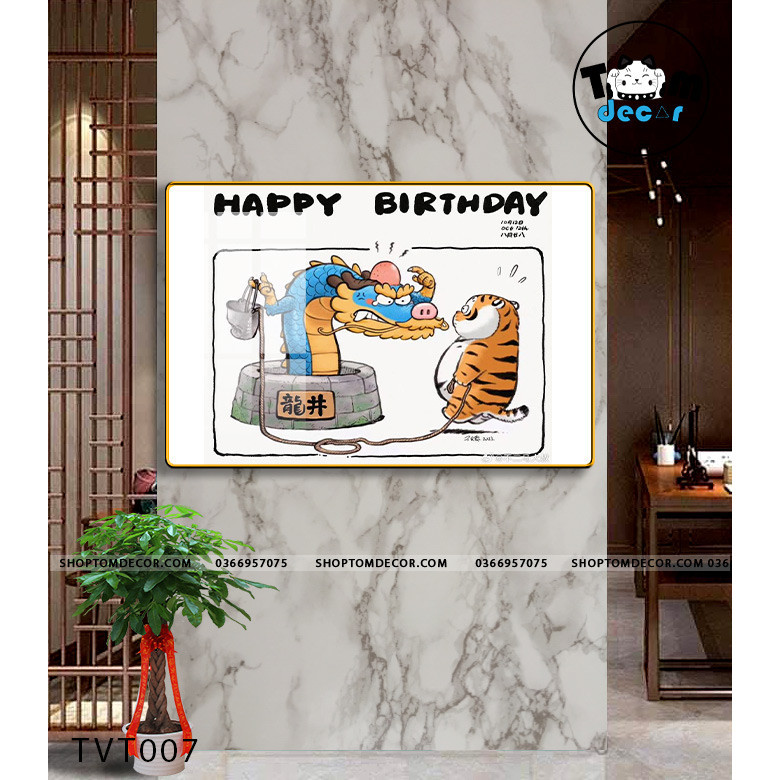 Tranh Vô Tri Tổng Hợp Nhiều Mẫu Mã Đáo Thành Công,Quan Vũ Cưỡi Vespa,Long Tranh Hổ Đấu - Tranh Tráng Gương