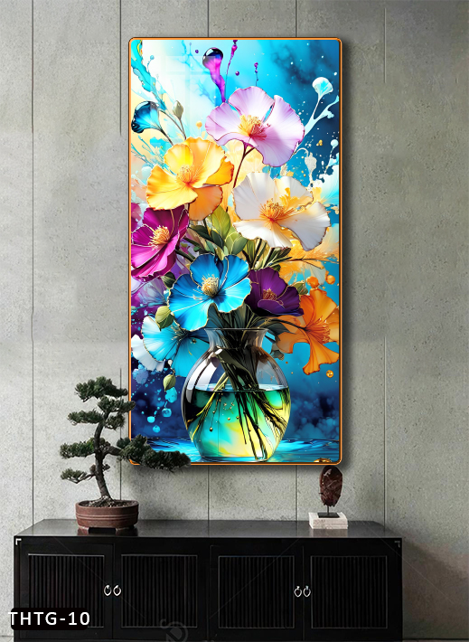 Tranh Hoa Tráng Gương Cao Cấp Hoặc Tranh Canvas Có Khung - THTG-10
