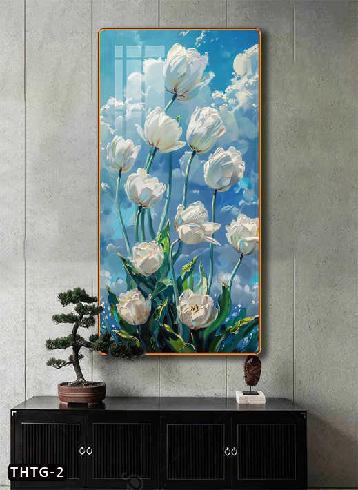 Tranh Hoa Tráng Gương Cao Cấp Hoặc Tranh Canvas Có Khung - THTG-2