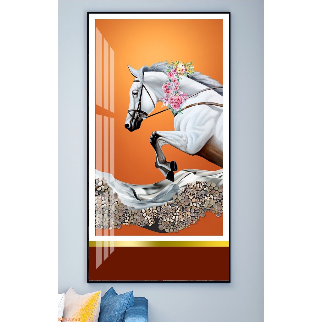 Tranh Tráng Gương Tranh Canvas Mẫu Tranh Cô Gái Hiện Đại - Tomdecor