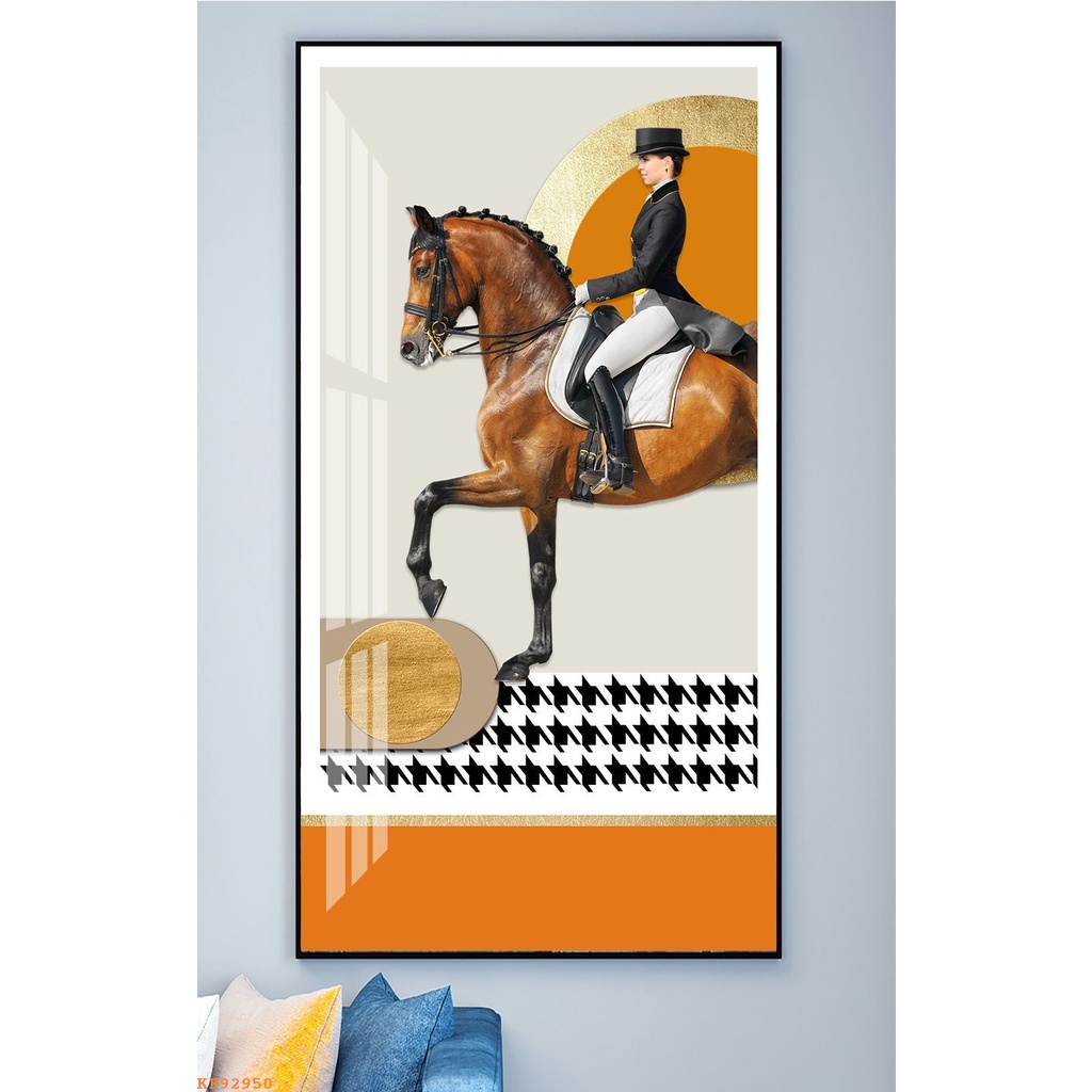 Tranh Tráng Gương Tranh Canvas Mẫu Tranh Cô Gái Hiện Đại - Tomdecor