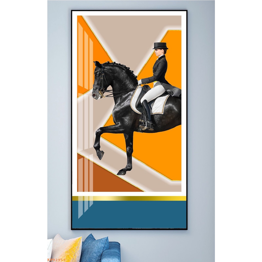 Tranh Tráng Gương Tranh Canvas Mẫu Tranh Cô Gái Hiện Đại - Tomdecor