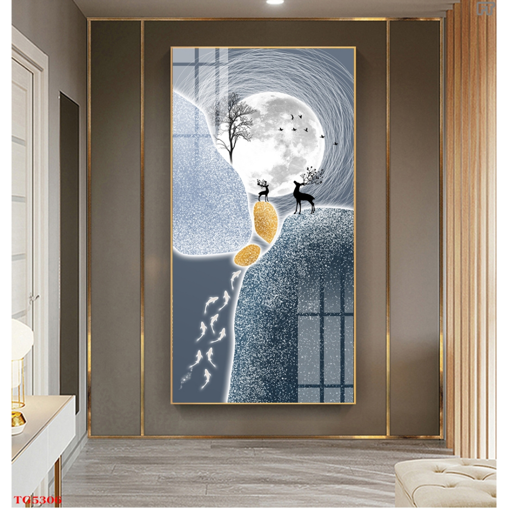 Tổng Hợp Tranh Tráng Gương Hiện Đại Hưu Nai Trừu Tượng Chọn Lọc Đẹp Mới Nhất