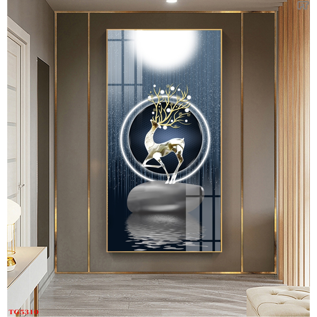 Tổng Hợp Tranh Tráng Gương Hiện Đại Hưu Nai Trừu Tượng Chọn Lọc Đẹp Mới Nhất