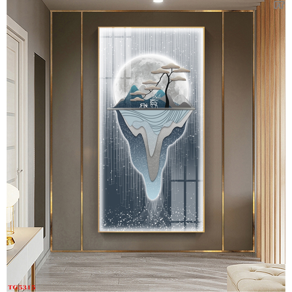 Tổng Hợp Tranh Tráng Gương Hiện Đại Hưu Nai Trừu Tượng Chọn Lọc Đẹp Mới Nhất