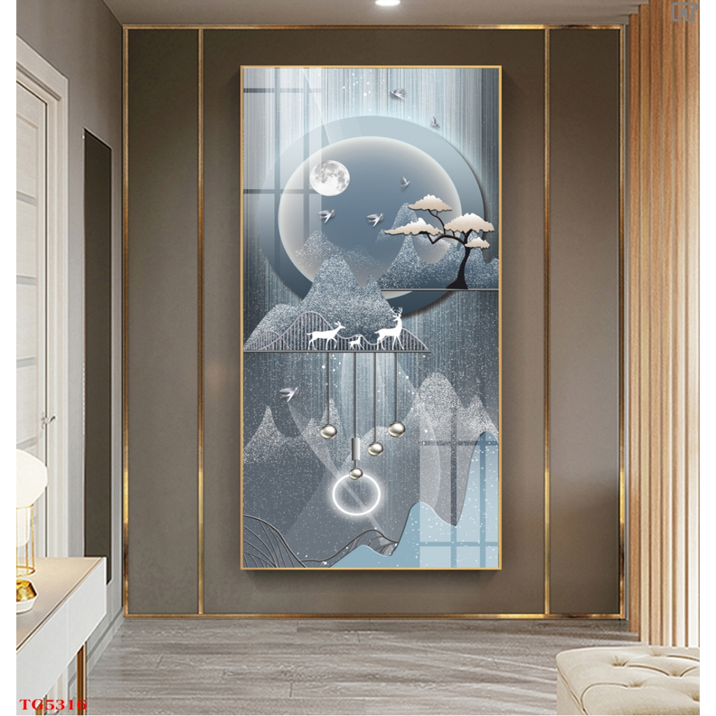 Tổng Hợp Tranh Tráng Gương Hiện Đại Hưu Nai Trừu Tượng Chọn Lọc Đẹp Mới Nhất