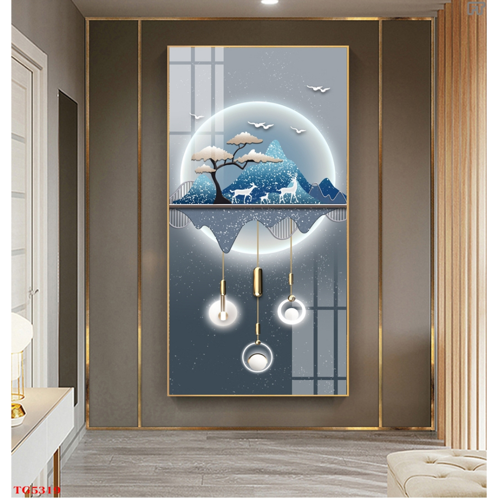 Tổng Hợp Tranh Tráng Gương Hiện Đại Hưu Nai Trừu Tượng Chọn Lọc Đẹp Mới Nhất