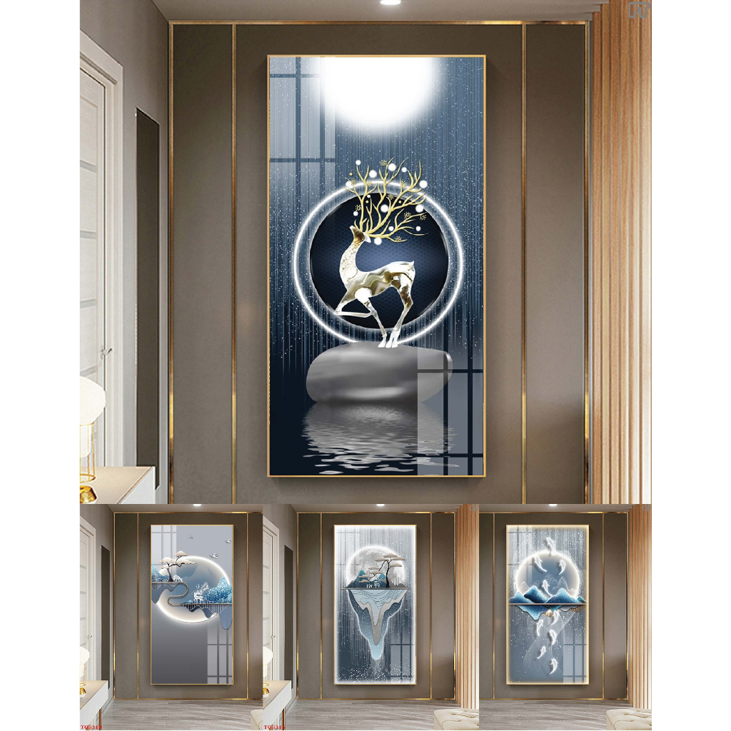 Tổng Hợp Tranh Tráng Gương Hiện Đại Hưu Nai Trừu Tượng Chọn Lọc Đẹp Mới Nhất