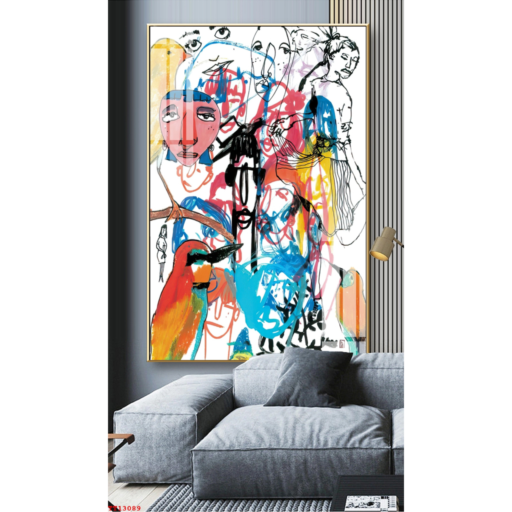 Tranh canvas phong cách trang trí tiệm cà phê,cửa hàng,gia đình,doanh nghiệp