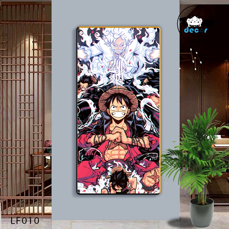 Top tổng hợp mẫu tranh dọc ONEPIECE tráng gương cao cấp 40x80cm - luffy-zorro-law-ace chọn lọc đẹp nhất