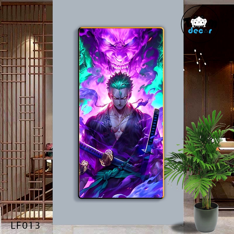 Top tổng hợp mẫu tranh dọc ONEPIECE tráng gương cao cấp 40x80cm - luffy-zorro-law-ace chọn lọc đẹp nhất