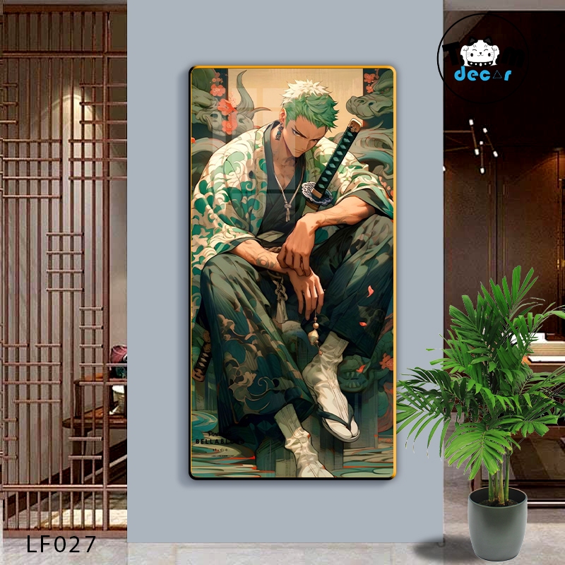 Top tổng hợp mẫu tranh dọc ONEPIECE tráng gương cao cấp 40x80cm - luffy-zorro-law-ace chọn lọc đẹp nhất