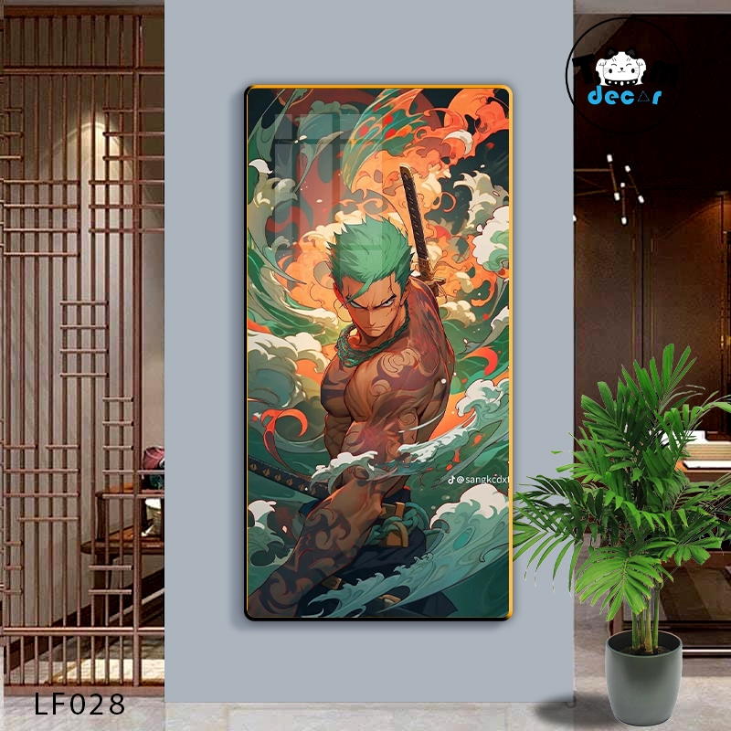 Top tổng hợp mẫu tranh dọc ONEPIECE tráng gương cao cấp 40x80cm - luffy-zorro-law-ace chọn lọc đẹp nhất
