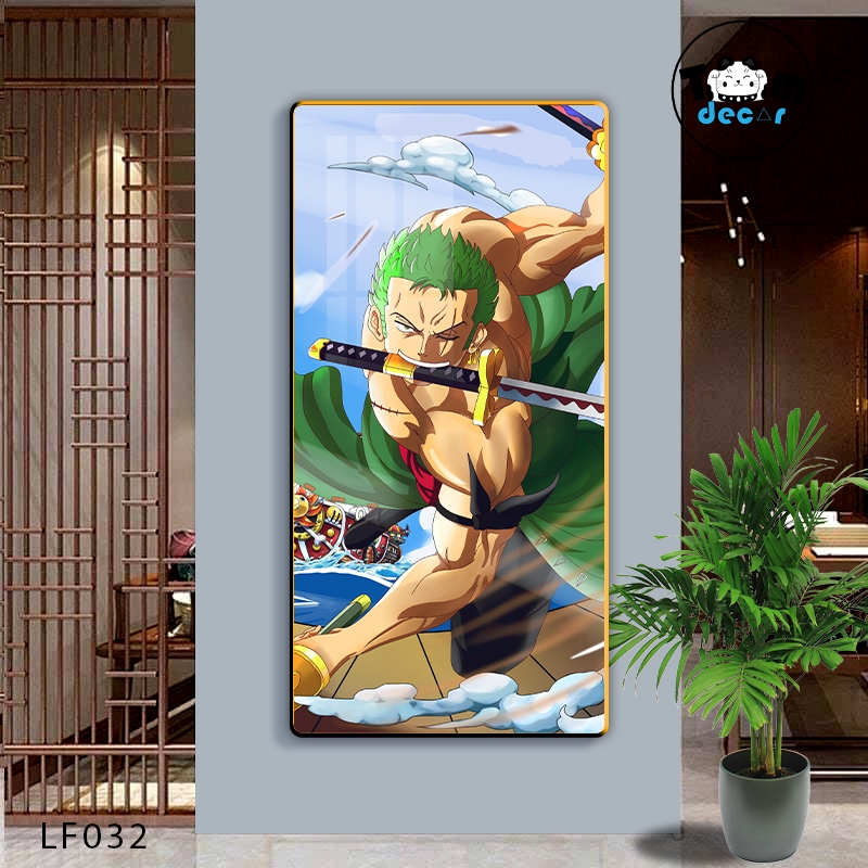Top tổng hợp mẫu tranh dọc ONEPIECE tráng gương cao cấp 40x80cm - luffy-zorro-law-ace chọn lọc đẹp nhất