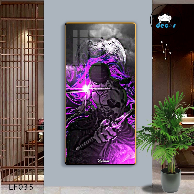 Top tổng hợp mẫu tranh dọc ONEPIECE tráng gương cao cấp 40x80cm - luffy-zorro-law-ace chọn lọc đẹp nhất