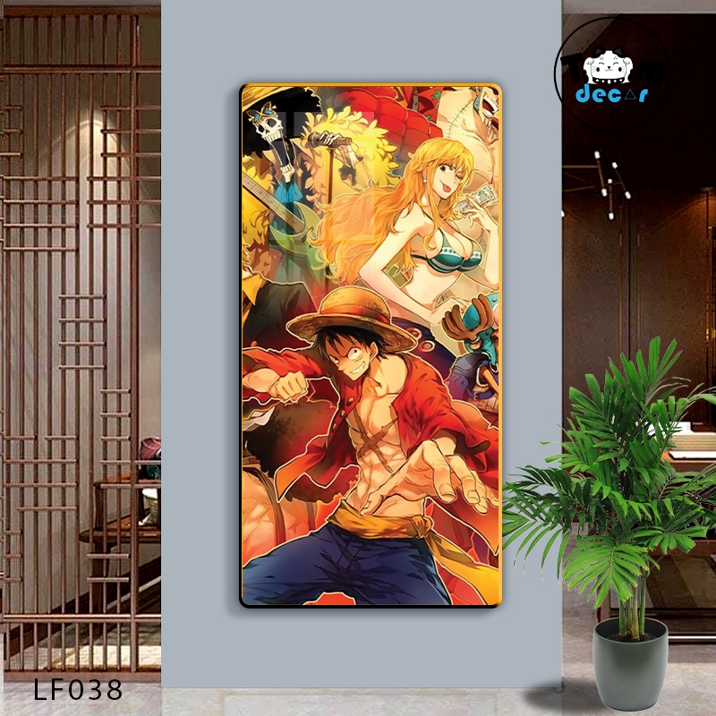 Top tổng hợp mẫu tranh dọc ONEPIECE tráng gương cao cấp 40x80cm - luffy-zorro-law-ace chọn lọc đẹp nhất
